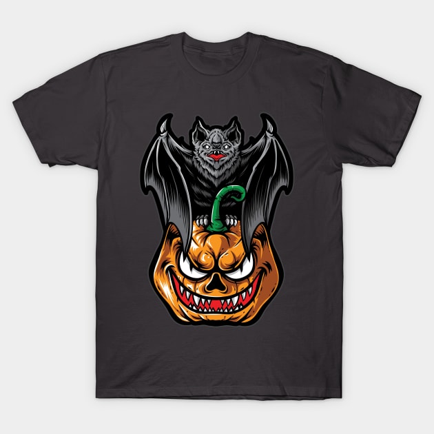 halloween pumpkin - v1 T-Shirt by OM Des